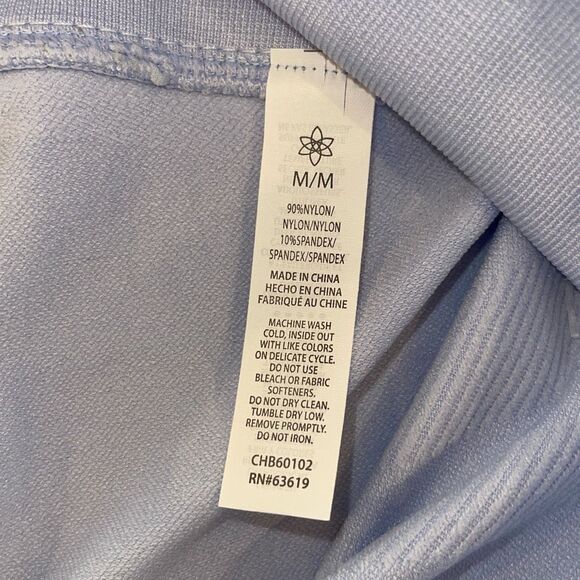 Harmony Balance‎ Womens High Waist Seamless Leggings Light Blue Medium NWT - Picture 7 of 8